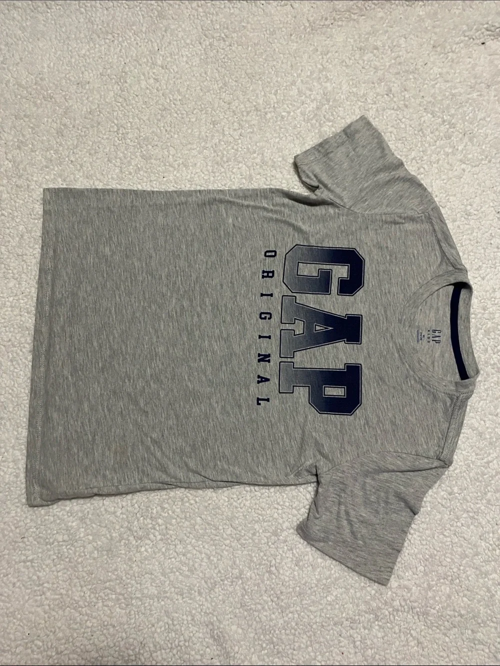 GAP youth boys size XL 14 - 16 grey tee shirt